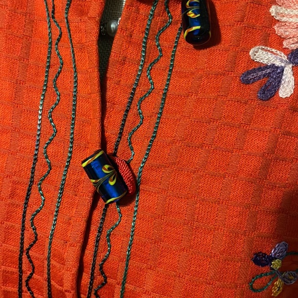 Vintage Japanese Style Embroidered Jacket Size Medium Large - Picture 10 of 12